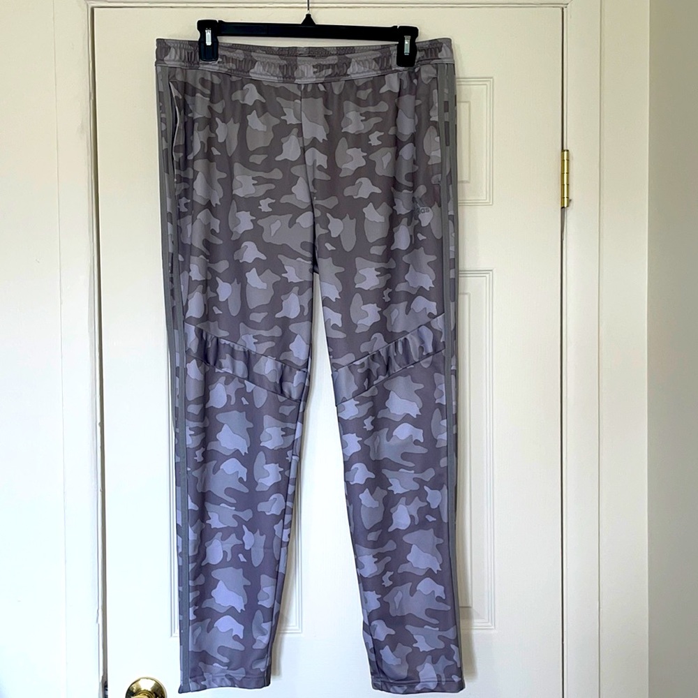 Adidas 2XL grey fatigue track pants